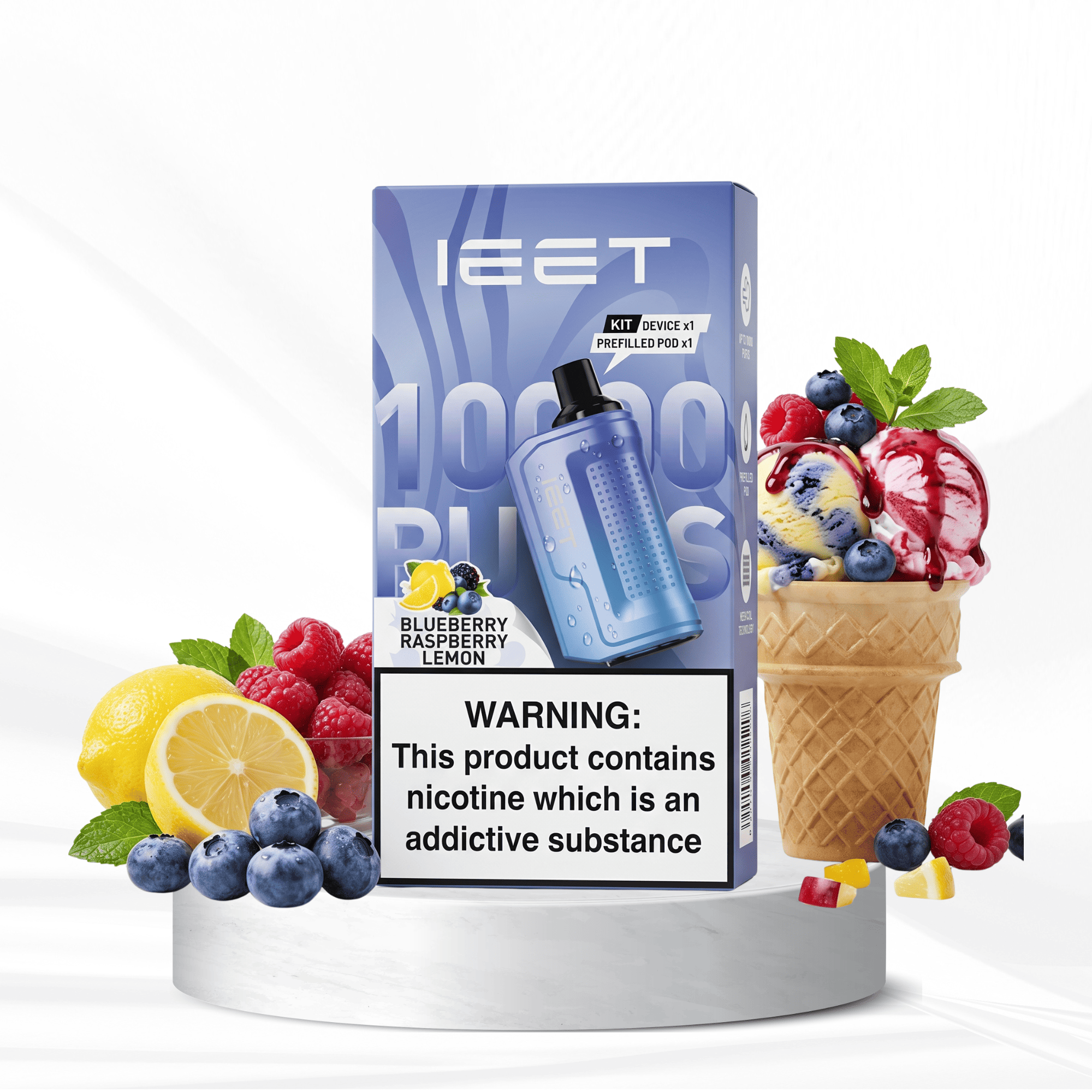 Ieet Blueberry Raspberry Lemon 10K Kit